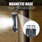 Car Flashlight Solar Flashlight, Window Breaker & Seat Belt Cutter, Multi-Function Torch Tool Magnetic LED COB Work Light wit