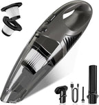 Handheld Vacuum Cordless, 11KPA Strong Suction & 25 Mins Runtime Brushless Motor, Rechargeable Car Vacuum Cleaner with 2 HEPA