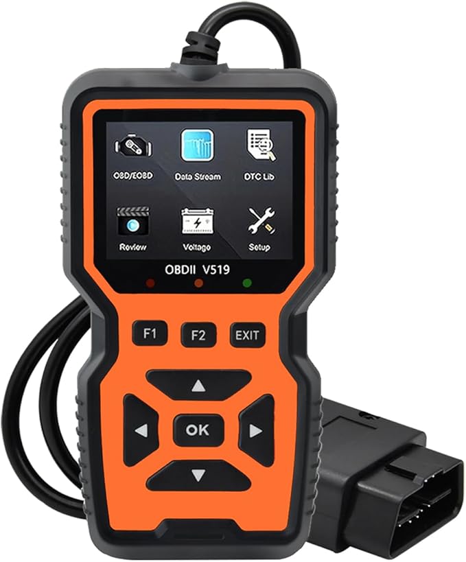 OBD2 Scanner Diagnostic Tool - Check Engine Light Code Reader, Reset Function, Data Stream, I/M Readiness, Full Features, Modes