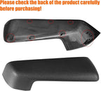 Moonlinks Compatible with 2019-2025 Chevy Silverado 1500 GMC Sierra 1500 Side Mirror Cover,Textured Black LH & RH Side Door Exterior Rearview Mirror Cap Trim for Silverado 1500(1 Pair）