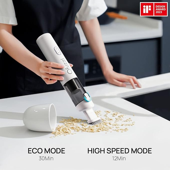 Ofuzzi H8 Apex Car Vacuum Cleaner, Portable Handheld Vacuum Cleaner with 12000Pa High Power, Ultra-Lightweight 1.2lbs, USB-C 