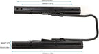 Seat Slide Set,Seat Slider Track,Seat Slide Set Steel Dual Rails Double Locking Adjustable Seat Slider Track for RVs Boats Trucks Seat Adjuster Kit