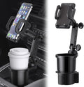 Car Cup Holder Phone Mount, Universal Auto Cell Phone Stand with Drink Expand Cup Holder,2 in 1 Multifunctional Car Cup Holde