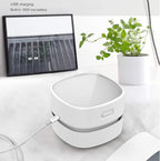 ODISTAR Desktop Vacuum Cleaner,Mini Table dust Sweeper Energy Saving with auto Power-Off Function,High Endurance up to 400 mi