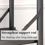 TIST Foldable Wardrobe Steel Storage Wardrobe Portable Wardrobe for Hanging Clothes 110cm/ 160cm/ 215cm Large Wardrobe(Light 