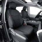 EKR Sienna Seat Covers for 2021 2022 2023 2024 2025 2026 Toyota Sienna LE, XLE,8 Seats,2nd Row 4/2/4 Split,Waterproof Seat Co