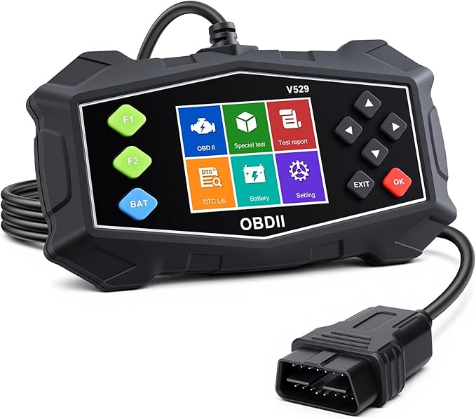 OBD2 Scanner Diagnostic Tool, ZEXMTE Professional OBD2 Scanner with Data Stream, Mode 6, Mode 8 & I/M Readiness, Enhanced Code