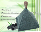 MOCOFO Bamboo Odor Eliminator Bags (4 Pack), Bamboo Charcoal Air Purifying Bag, Natural Air Fresheners & Odor Eliminators,