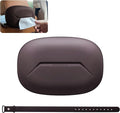 Car Tissue Holder, Silicone Tissue Box Cover with Adjustable Strap, Rectangular, Black, Dark Brown, Decorative, 7.4 * 5.1 * 2.5in