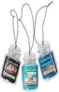 Yankee Candle Car Jar Ultimate 3-Pack, Bahama Breeze, Black Coconut, Turquoise Sky, Hanging Air Freshener, Neutralizes Odors,
