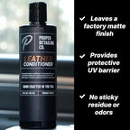 PROPER DETAILING CO. Car Leather Cleaner and Conditioner, Clean and Protect for long lasting leather, 9 Piece Deluxe Leather 