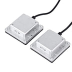 Tbest Blind Spot Detection System Kit Universal 12V BSD Sensor Monitoring IP67 LED Warning for All Vehicles