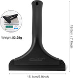 NEWISHTOOL Bathroom Shower Squeegee 5.9 Inch Soft Silicone Blade Squeegee for Shower Glass Door Mirrors Car Windshield, Kitchen Squeegee Countertops Cleaning and Water Removal Scraper w/Hanging Hole