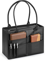 File Tote Bag, Portable File Organizer Box Hanging Filing Box Desktop File Folder Document Storage Organizer with Pockets and