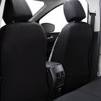 Flying Banner car seat Covers Protects Zebra Printing Velvet Faux Leather Carbon Fiber Front and Rear Bench Full Set (Zebra B
