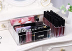 FAJ Eyeshadow Palette Lipgloss Organizers, Acrylic Makeup Holder for Vanity, Drawer Storage, Cosmetics Pallets Countertop Cle