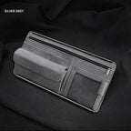 Car Sun Visor Organizer Auto Interior Accessories Storage Pocket Organizer with Multi-Pocket Net Zipper Pouch Sunglass Holder for Car Truck SUV Case Bag for Card License Registration