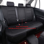 EKR Rav4 Seat Covers Custom Fit for Toyota Rav4 (Hybrid) Woodland/Limited 2026,Car Seat Cover Full Set for SUV,Neoprene(Black
