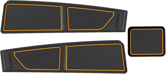 Auovo Dash Cover Tray Compatible with Ford Bronco Accessories 2024 2025 2026 Anti-Slip Silicone Car Dashboard Compartments Ma