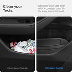 Spigen Driver Side Door Pocket Car Trash Can for Tesla Model 3 Highland (Standard, Premium & Performance 2026/2025/2024)
