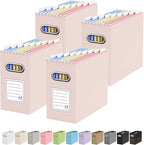 Oterri Cardboard File Organizer Box for Hanging File Folders Letter Size,File Box for Computer Desk,File Cabinet,Working Home