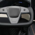 MEWANT Hand Stitched Tesla Model S Yoke Steering Wheel Cover Wrap for Tesla Model S 2021-2023 / Model X 2021-2023 Tesla Yoke Steering Wheel Accessories