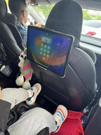 2 pieces Headrest Tablet Holder for Tesla Model 3/Y Friendly Back Seat Tablet Mount, Road Trip Essentials for Kids iPad Pro Air 6-13"，360° Adjustable Travel Rotation Stand Accessories (1 piece)