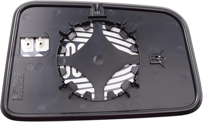 TRQ Left Driver Side Mirror Glass Heated Snap On Compatible with 2007-2008 Ford Edge FO1324184