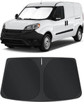 TINGLU Sun Shade for Dodge RAM ProMaster 2014-2025 2026 Accessories Windshield Sun Shade Window Shade UV Rays Protection Sun Visor Cover with Steering Wheel Sunshade Storage Bag