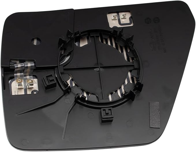 TRQ Right Passenger Side Mirror Glass Heated Convex Snap On Compatible with 2021-2023 Ford F-150 FO1325204