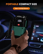 Portable Car Battery Jump Starter, 3000A - 12V Portable Jump Box for 6.0L Diesel & 8.0L Gas, Compact Battery Jump Pack, Extended Smart Jumper Cables Equipped, USB Outputs, and Lights