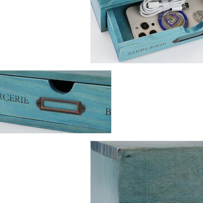 Wooden Storage Box Apothecary Drawers Vintage Wooden Drawers Wood Desktop Organizer Countertop Storage Box Library Card Catal