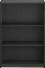 Furinno Jaya Book Shelf, 3-Tier Bookshelf, Standing Bookcase with Adjustable Shelves, 9.5 x 24.5 x 40.3, for Living Room, Bed