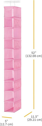 Whitmor Hanging Shoe Shelves, Pink
