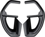 INTGET 2PCS Steering Wheel Cover for 2022-2025 2026 Toyota Tundra Accessories Carbon Fiber Steering Wheel Protector Trim Interior for 2023 2024 2025 2026 Toyota Sequoia Accessories