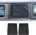 Rear Window Sun Shade Covers Elasticized Breathable Mesh Car Side Window Screens Net UV Protection Sunshade for Jeep Wrangler TJ JK JL & Gladiator JT 1997-2023,2PCS