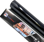 RockRose 20% Premium Carbon Car Window Tint Film 36 in x 100FT 2PLY Charcoal Privacy Film UV, Heat Blocking Tint for Car or Home Adhesive Film Easy Shrink, Plotter Friendly Pro Grade