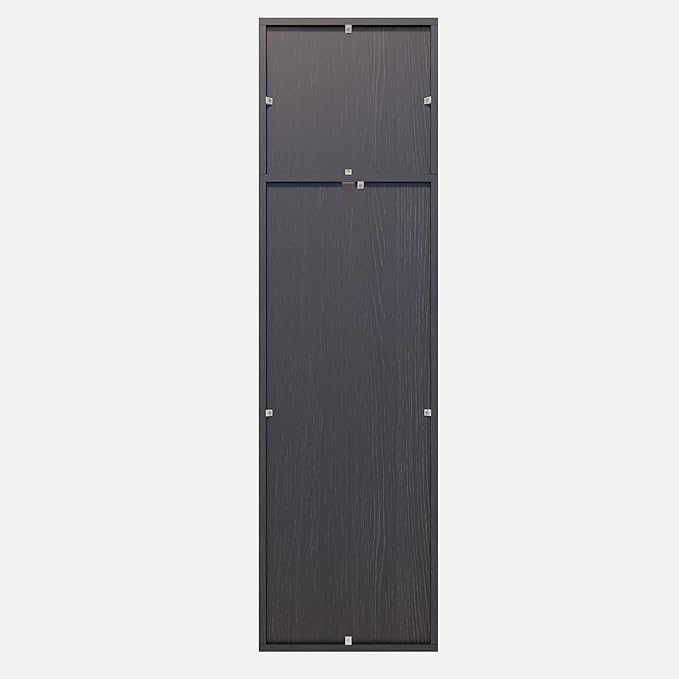 Book Shelf, 4-Tier Bookcase, Wooden Open Cube Storage Organize, 9.3 x 11.8 x 41.7 inches Bookshelf for Living Room, Bedroom, 