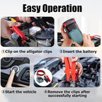 Jumper Cables Adapter Compatible with Ma-kita 18V Battery, 8AWG 2FT Portable Battery Jump Starter Automotive Booster Cables Power for Car Jump Starting Using Tool