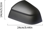 Rearview Mirror Guard Cover for Tesla Model Y Juniper 2025 2026 Side Mirror Cover Exterior Accessories of 2pc (Matte Carbon Fiber) (Not fit 2026 Standard & Performance)