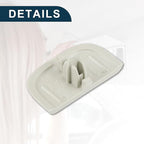 Makeup Mirror Cover Sun Visor Cap Clip for Ford Edge Robust No.DS7Z54672A40AF | Inner Sun Visor Bolt Cover Grey White with Flat Pry Bar 1 Set