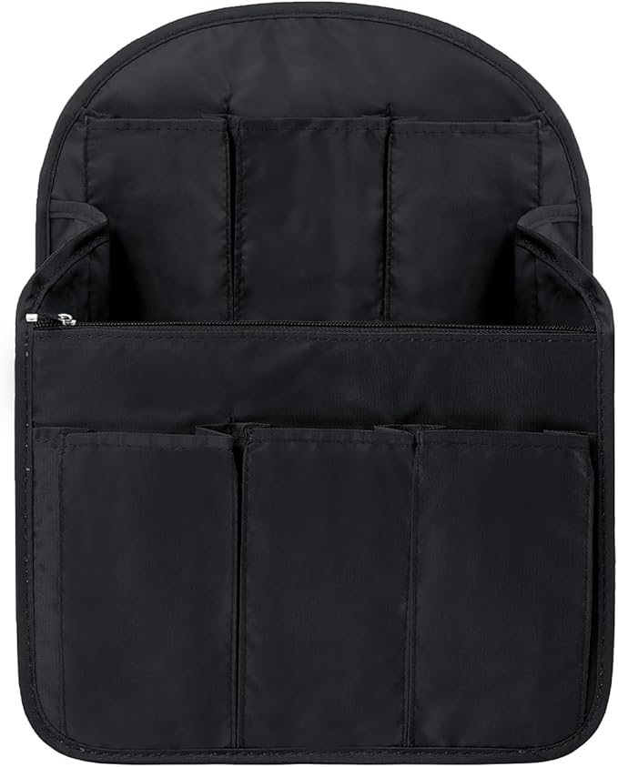 Surblue Backpack Organizer Insert Liner Hanging Travel Rucksack Purse and Handbag Insert Pocket, High-capacity Divider Foldab