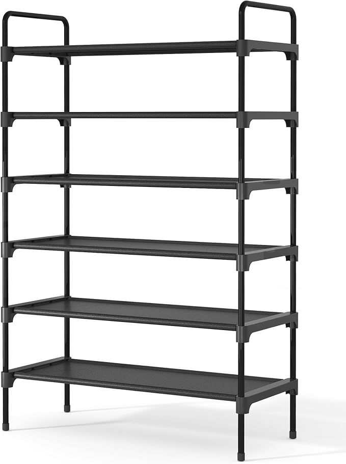 Kitsure Shoe Rack for Closet, Sturdy and Long-Lasting Shoe Shelf, Shoe Rack for Entryway, Personalized DIY Shoe Organizer, Sh