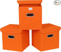 Closet Organizers Fabric Storage Bins With Lids Collapsible Cube Storages Organizer Basket With Handles,Storage Boxes for Clo