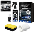 Automotive Headlight Restoration Kit: Fast & Easy Car Headlight Cleaner for Oxidized, Yellowed Headlamps - Refurbishing Fluid