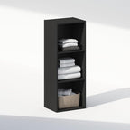 Furinno Reed Closet Organizers and Storage, 3-Tier Closet Organizer, Open Shelf Closet Storage, for Wardrobe, Bedroom, Living