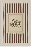 Retro Western Wall Art Striped Rodeo Decor Southwest Cowboy Poster Canvas Prints 20x30 in Unframed Vintage Stamp Mid West Cow