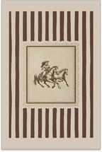 Retro Western Wall Art Striped Rodeo Decor Southwest Cowboy Poster Canvas Prints 20x30 in Unframed Vintage Stamp Mid West Cow