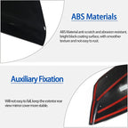 Door Rear View Mirror Cover Cap Compatible with Chevrolet Corvette C8 2020-2026, ABS Side View Mirror Cover, Auto Door Rearview Mirror Protective Trim Cap 2Pcs (Bright Black)