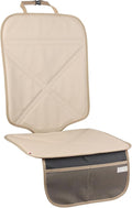 Car Seat Protector Leather Waterproof Child Safety Seat Protector Cover with Thick Pad and 2 Large Pockets Durable Kick Mat f
